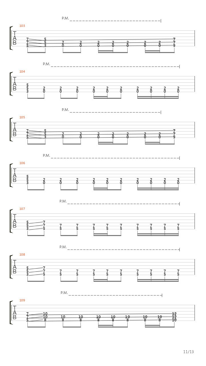 Du Hast吉他谱