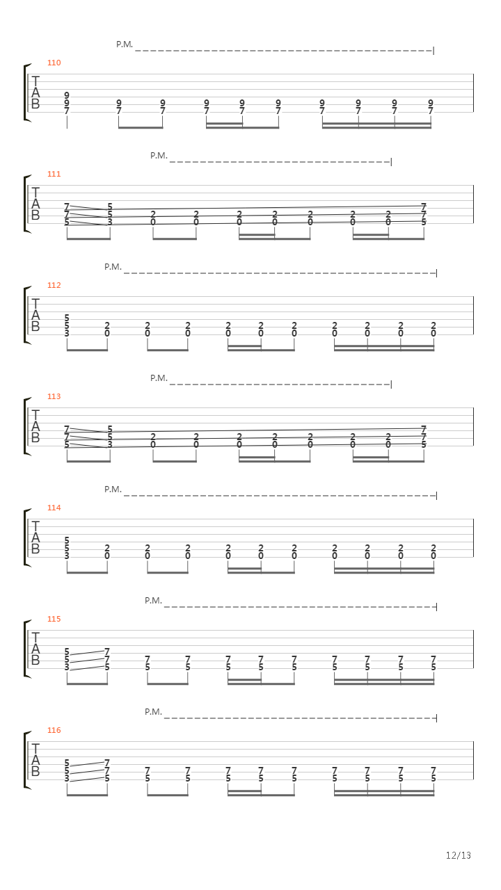 Du Hast吉他谱