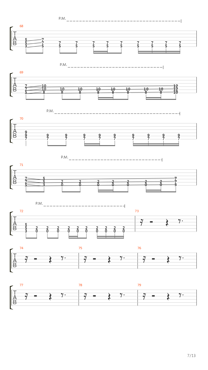 Du Hast吉他谱