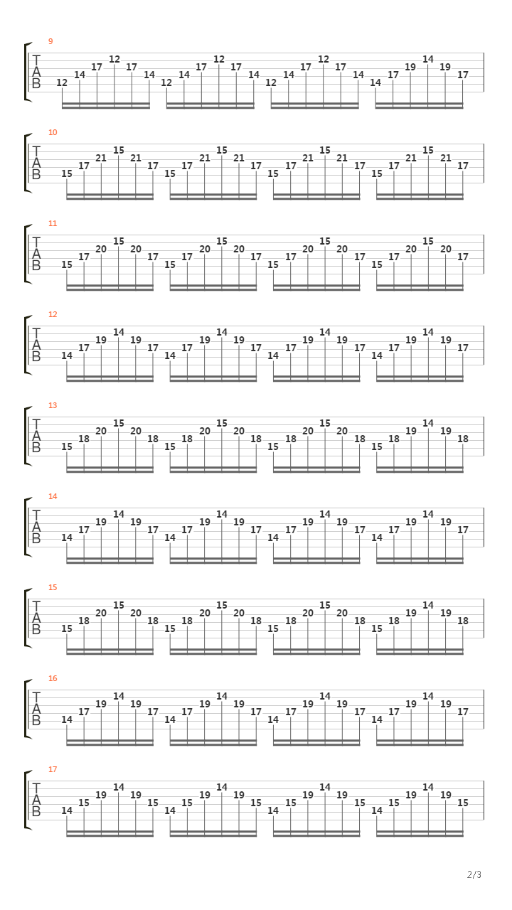 Arpeggio Study No7吉他谱