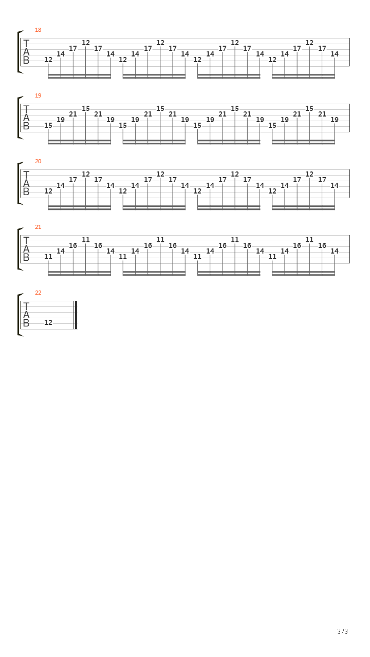 Arpeggio Study No7吉他谱