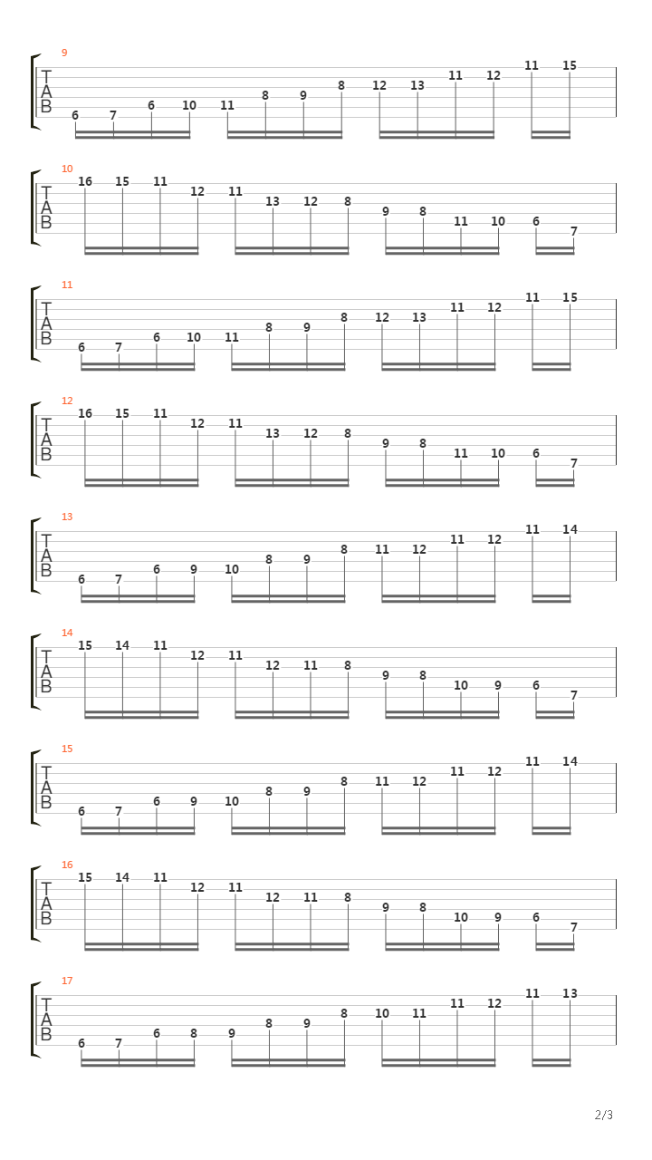 Dreamy Arpeggio Sequence吉他谱