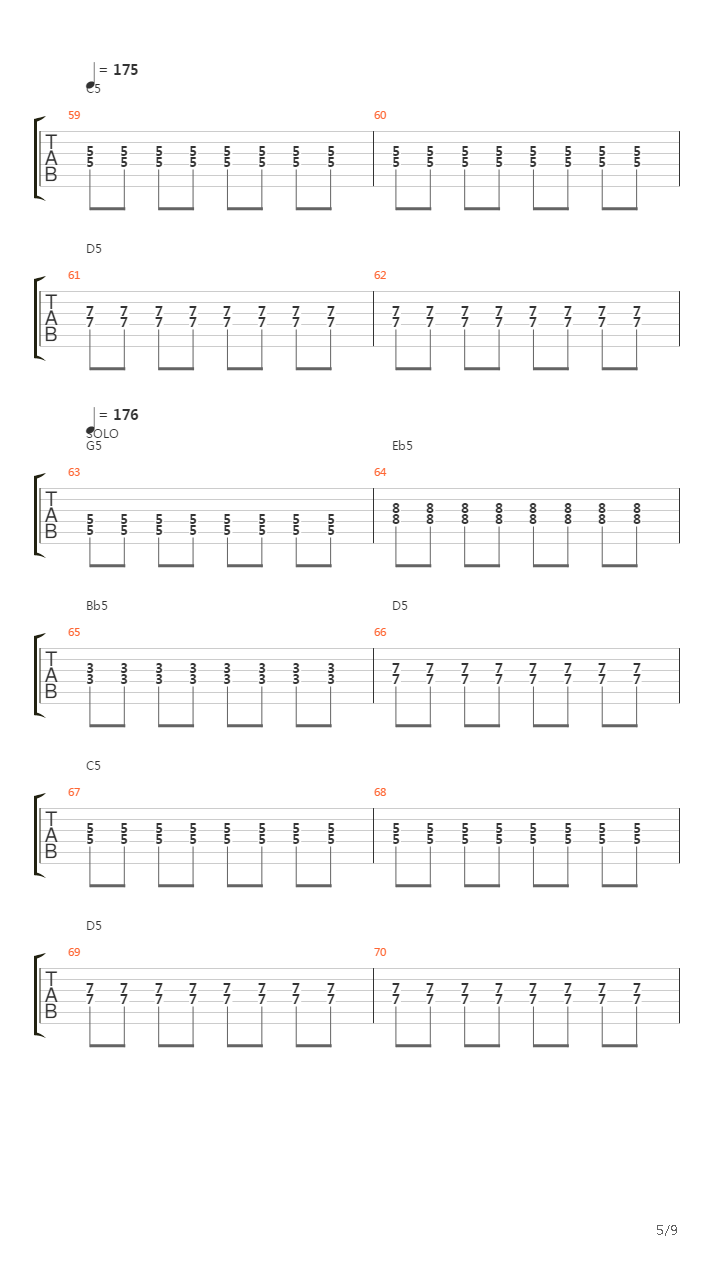 Broadcast Signal Frequency吉他谱