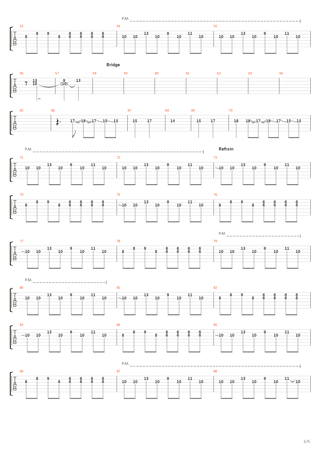 How Many Walls吉他谱