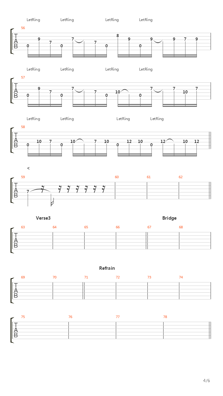 Into The Black吉他谱