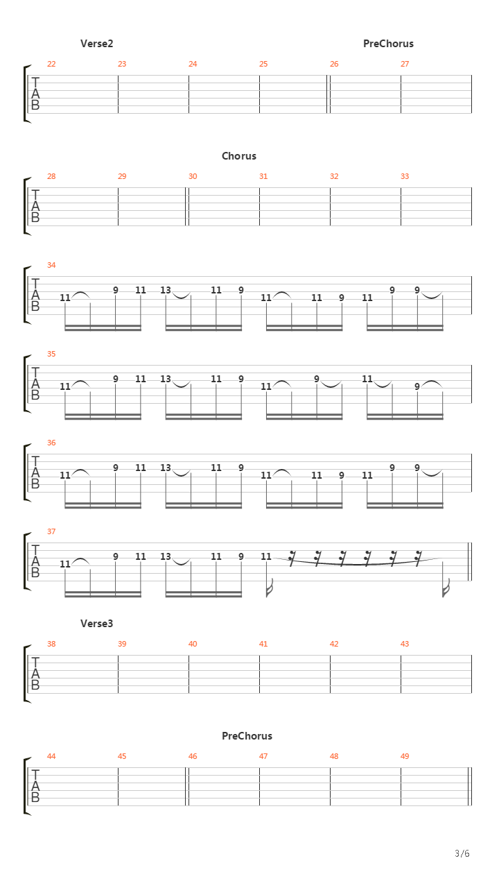 The Hussar吉他谱