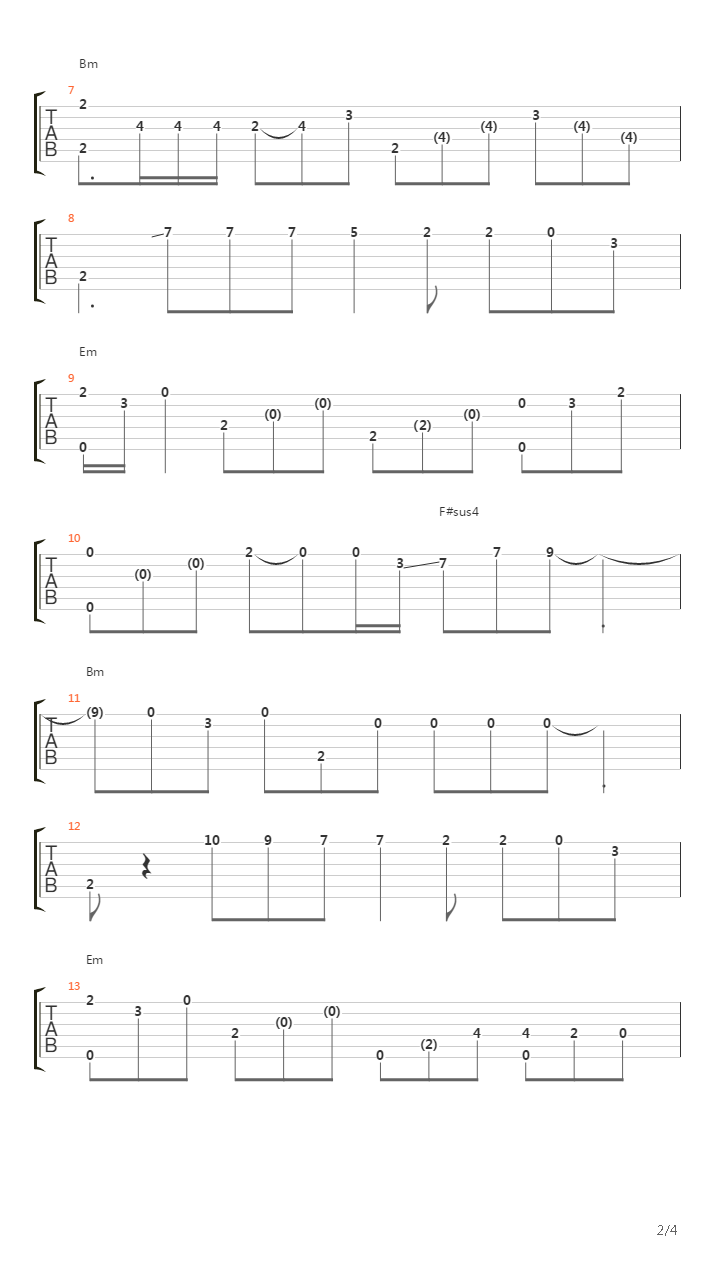 制譜人:kaminari和絃:em bm d f#m a f#sus4 bm7 g f#音軌:music.