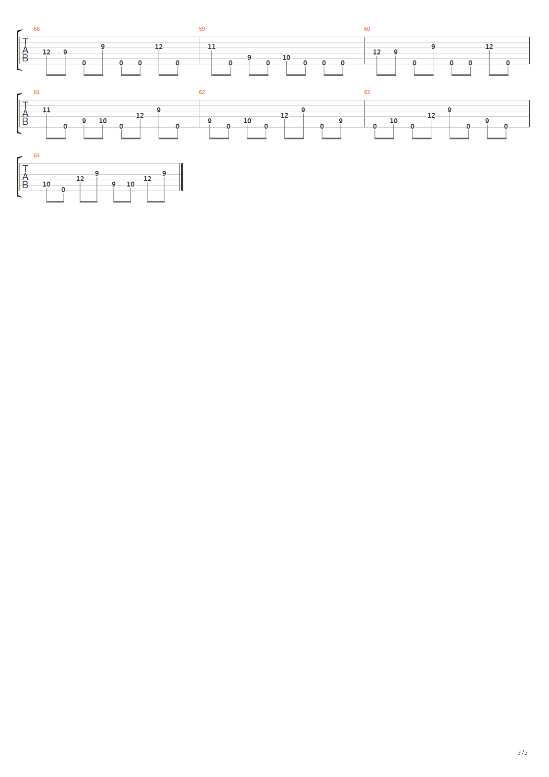 Collapse吉他谱