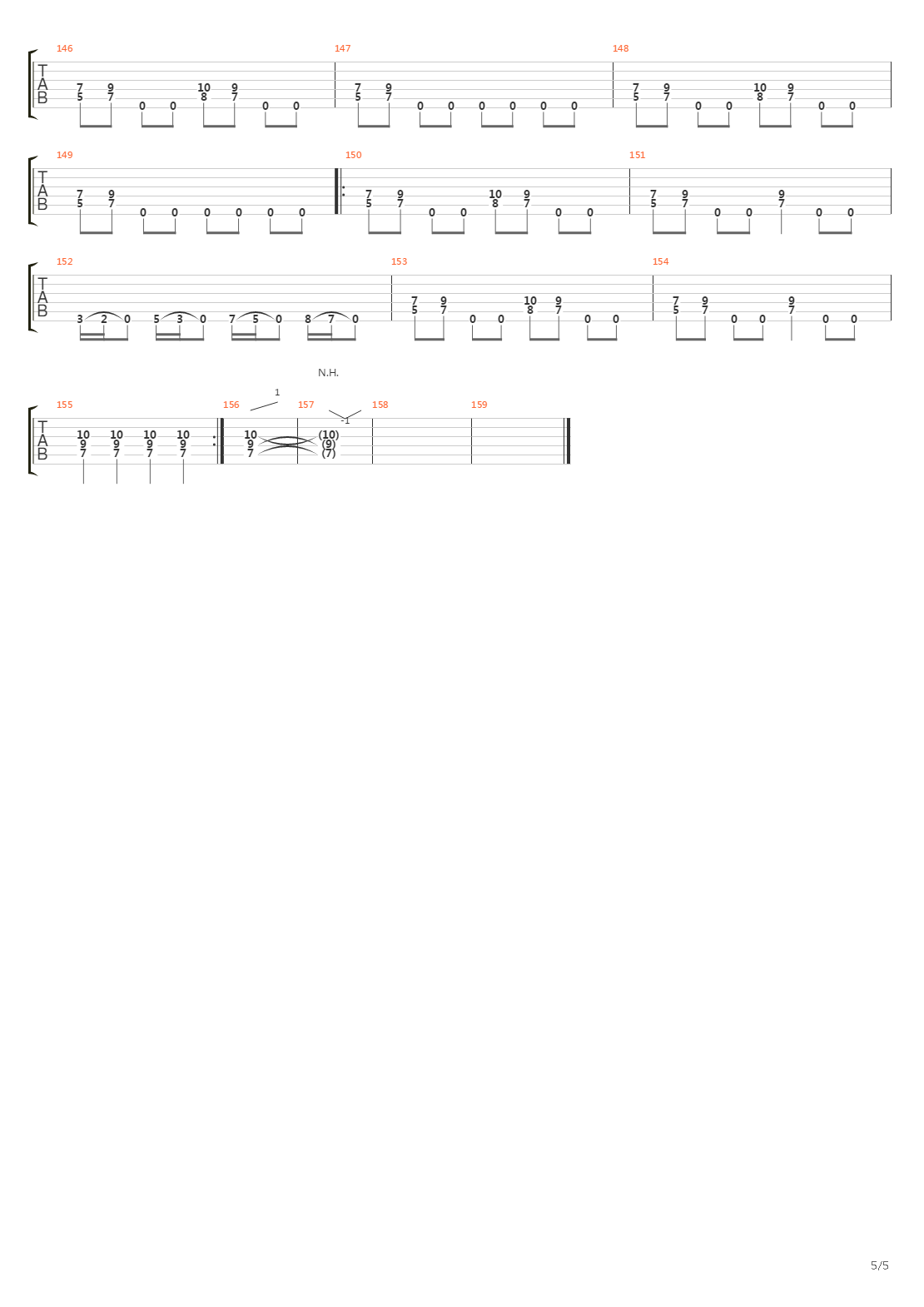 Ojos De Ira吉他谱