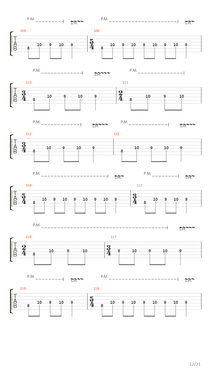 Turns To Me吉他谱