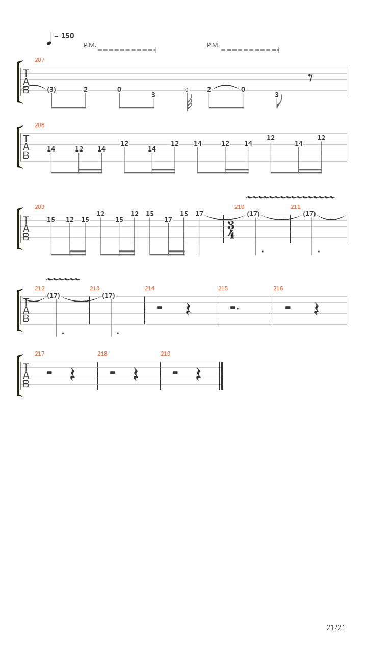 Turns To Me吉他谱