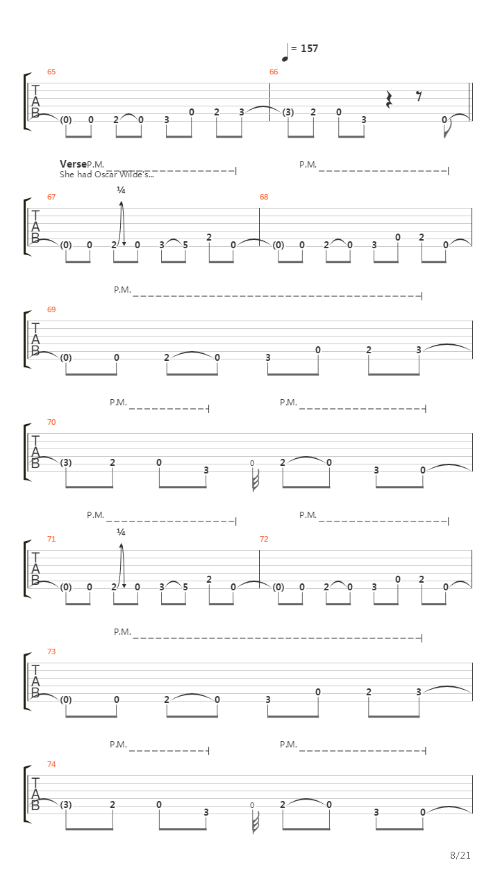 Turns To Me吉他谱