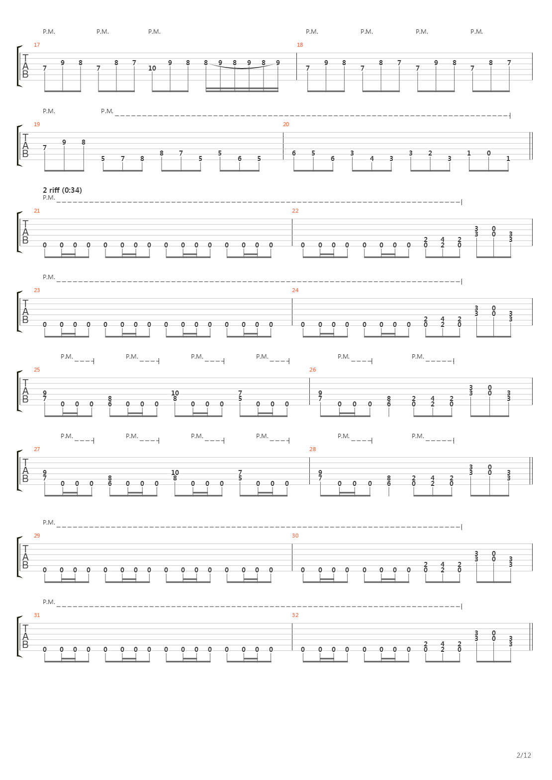 Doomed吉他谱