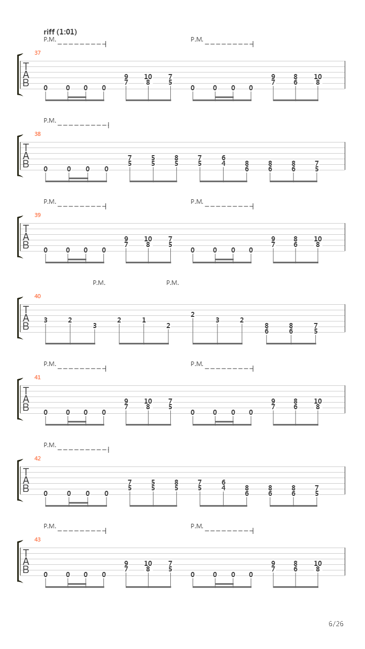 Doomed吉他谱