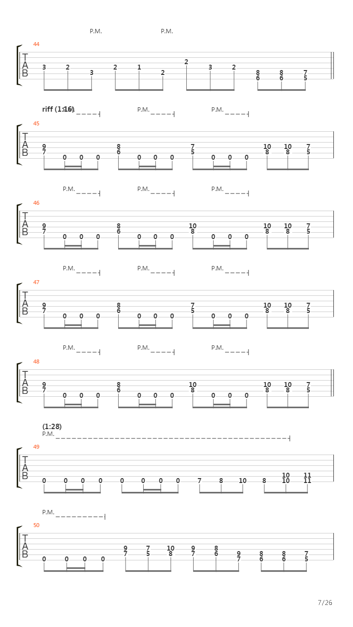 Doomed吉他谱