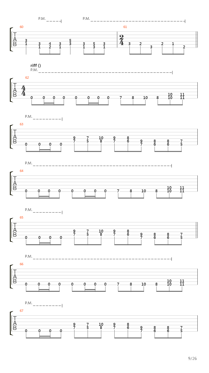 Doomed吉他谱