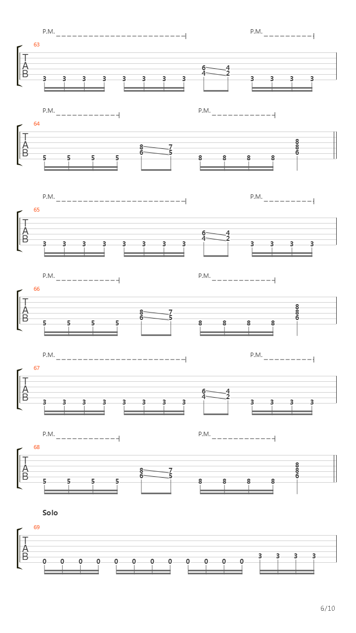 Impulse To Disembowel吉他谱