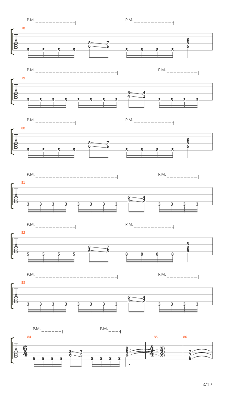 Impulse To Disembowel吉他谱