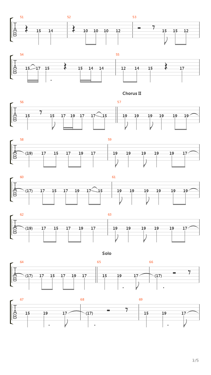 Cycle Down吉他谱