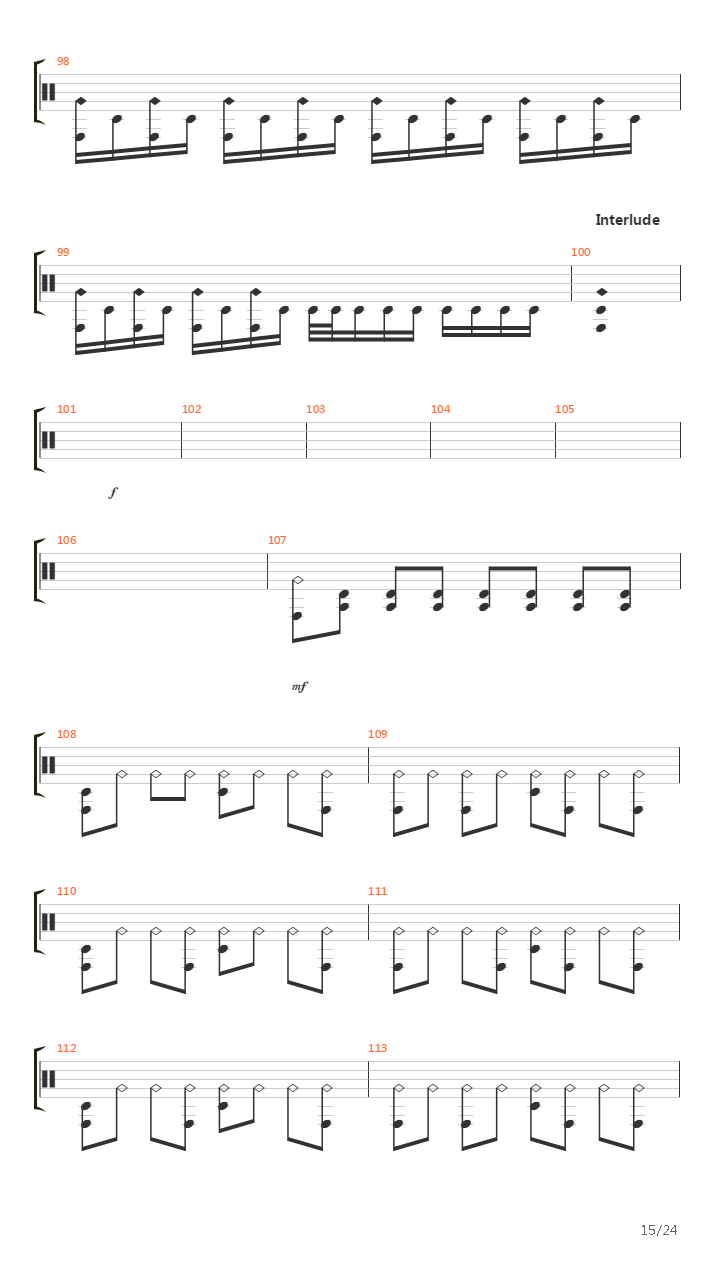 Aov吉他谱