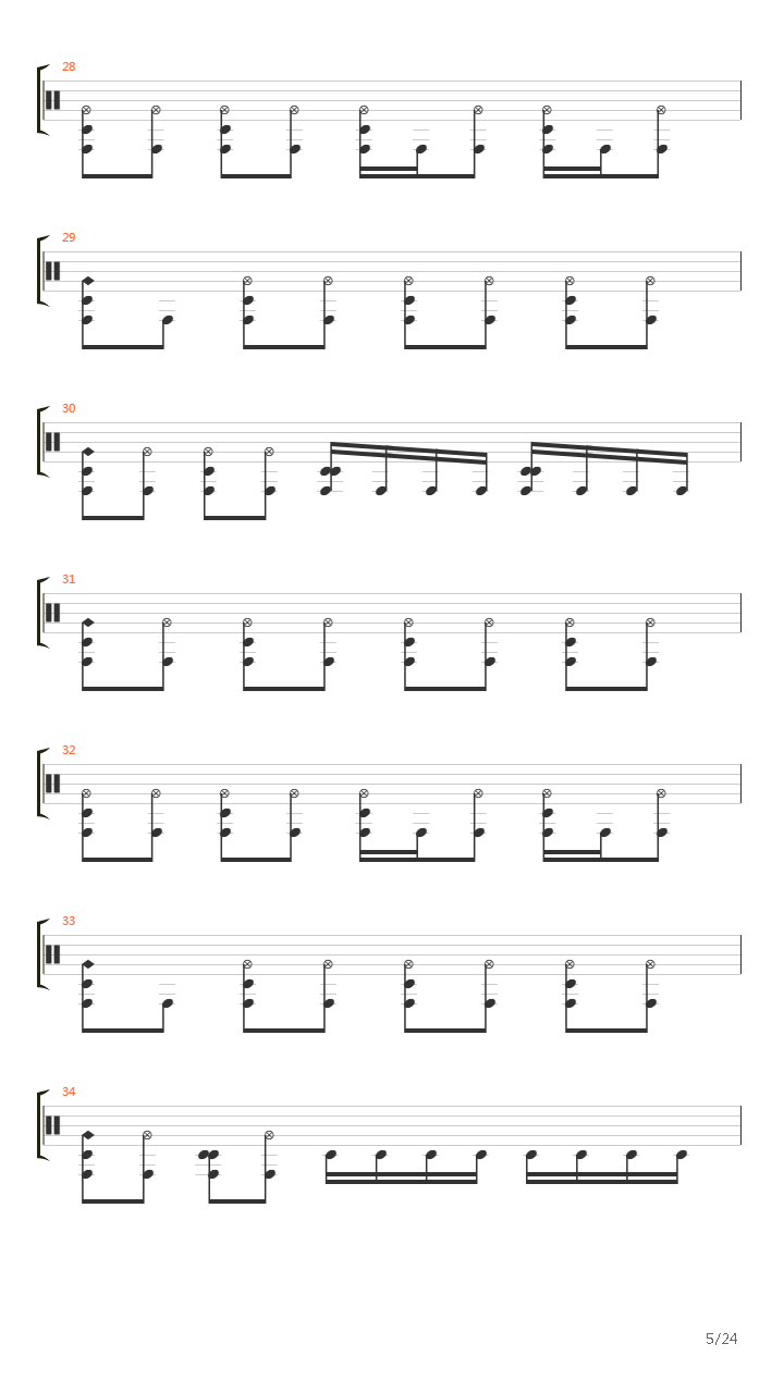 Aov吉他谱