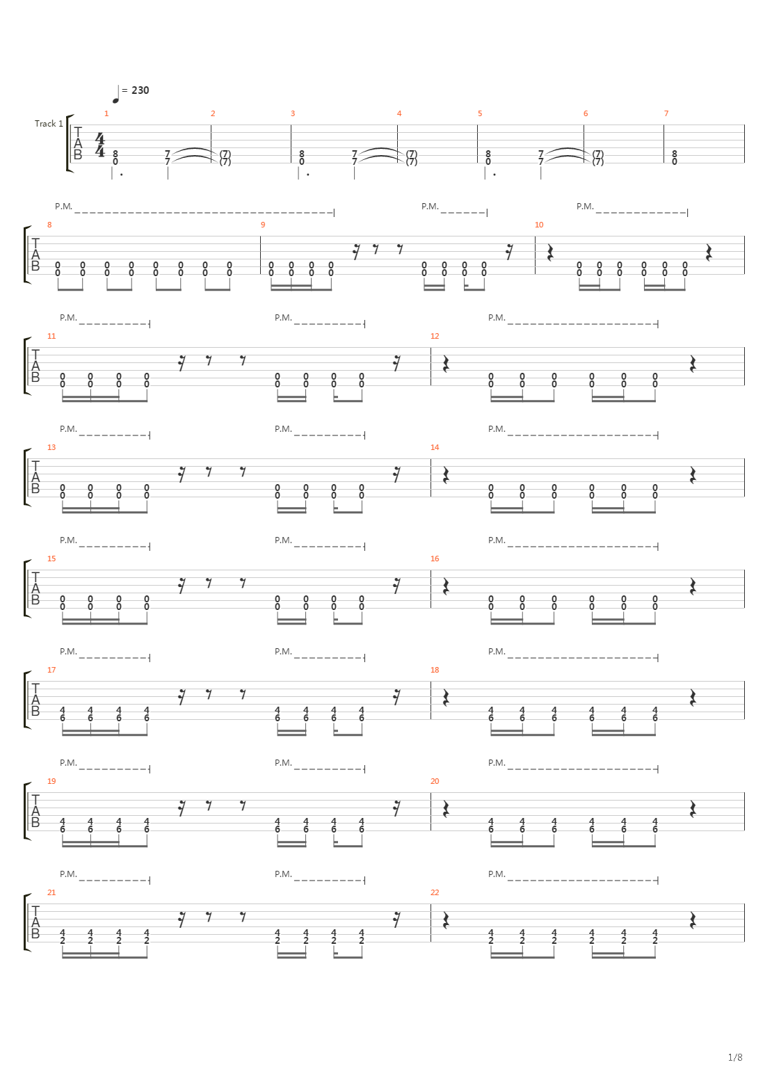 8C2吉他谱