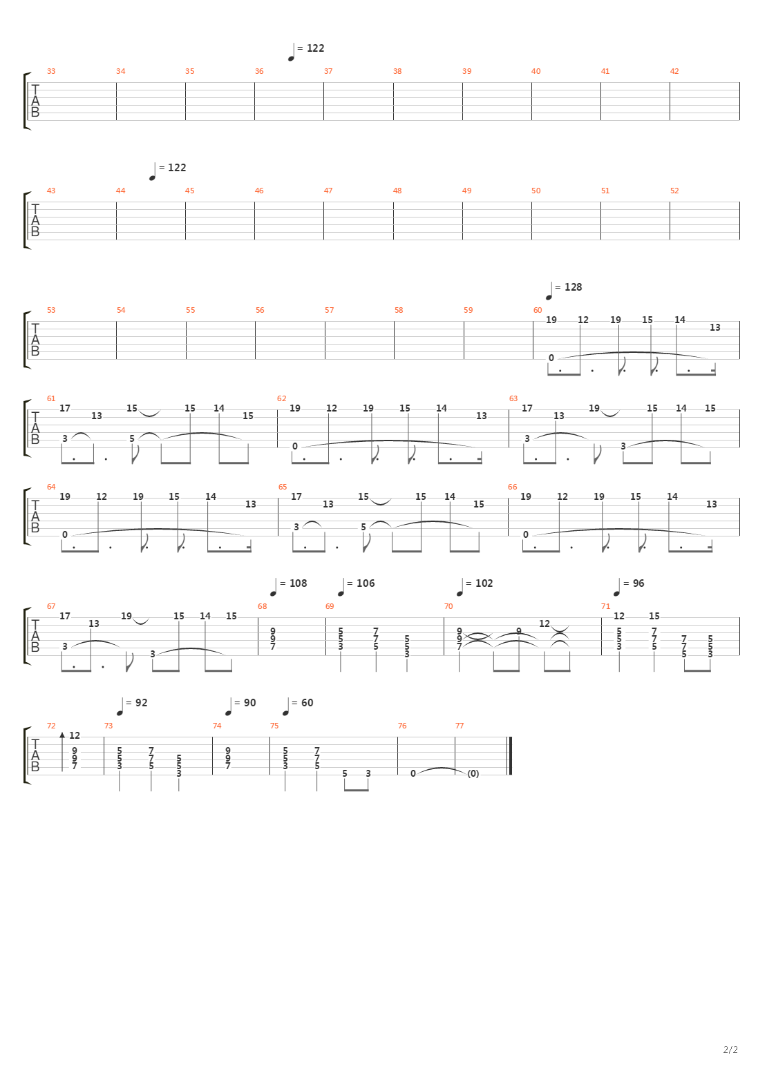 The Chains吉他谱