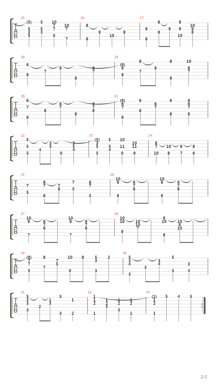 Some Of These Days吉他谱