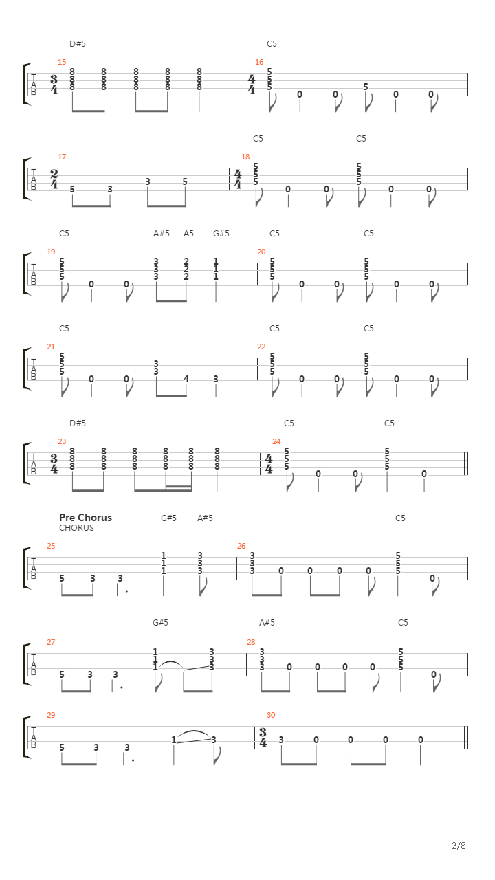 Mailman吉他谱