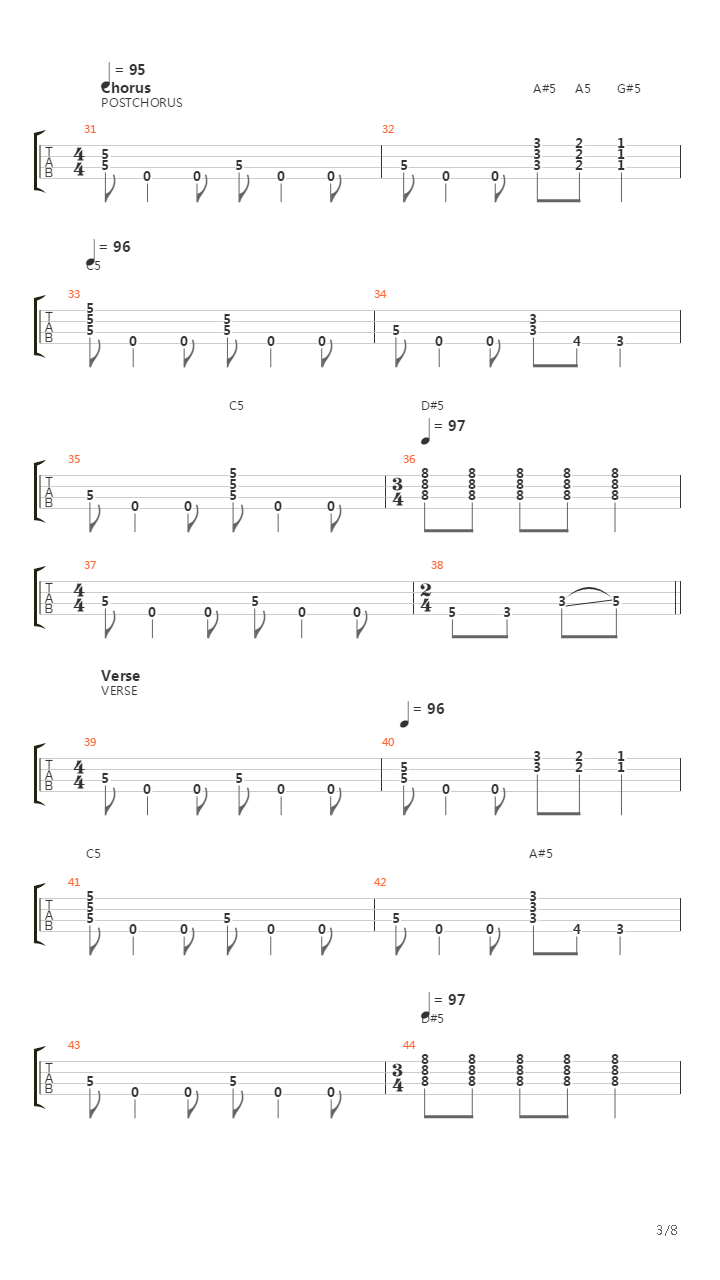 Mailman吉他谱