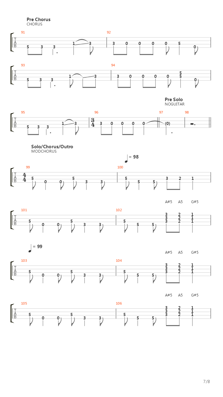 Mailman吉他谱