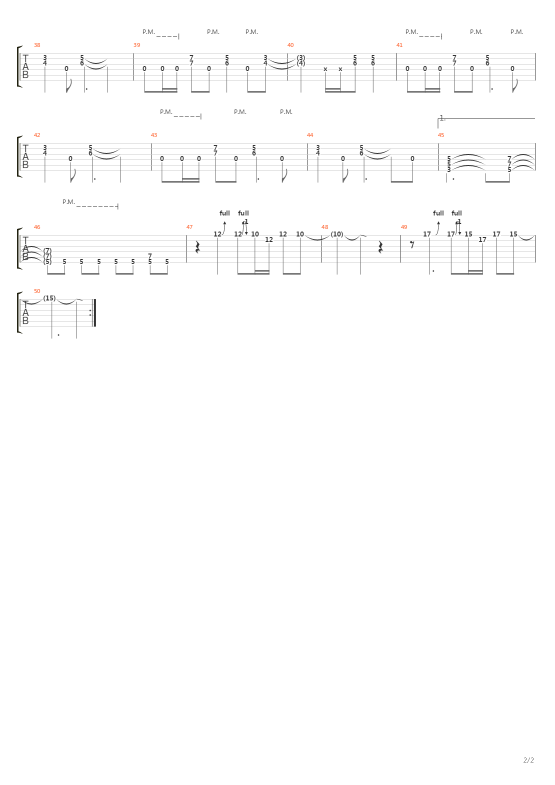 The Touch intro吉他谱