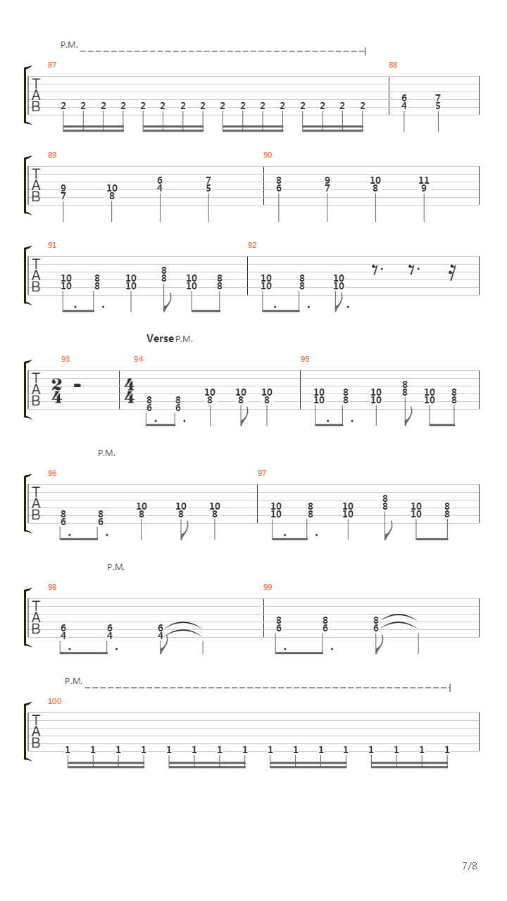 Supersonic Sex Machine吉他谱