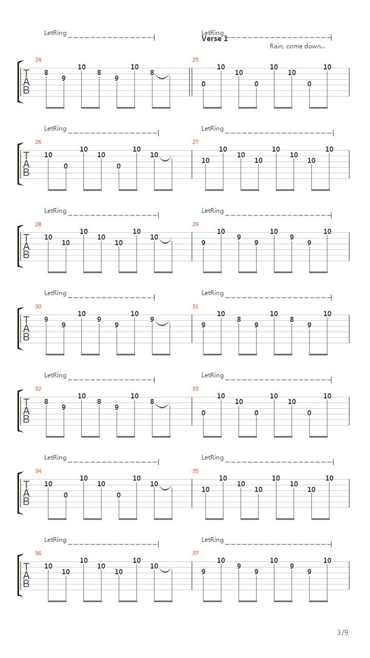 Lus Ali吉他谱