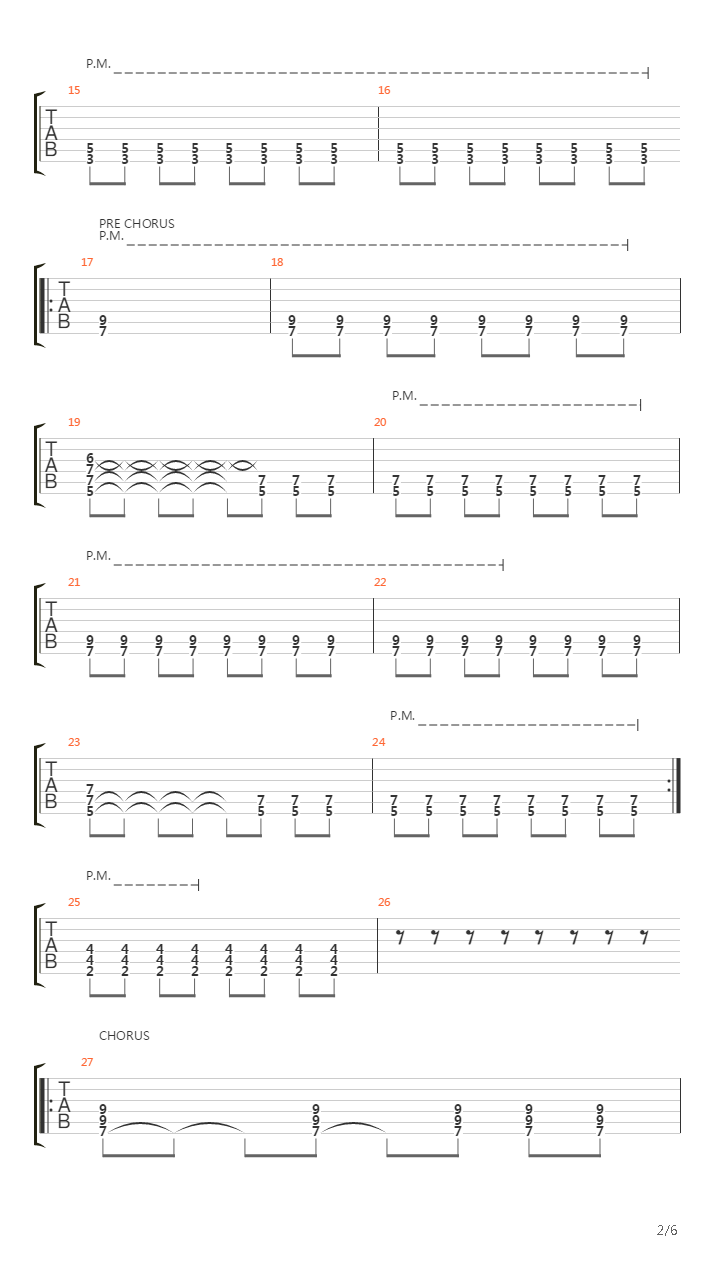 Song 3吉他谱