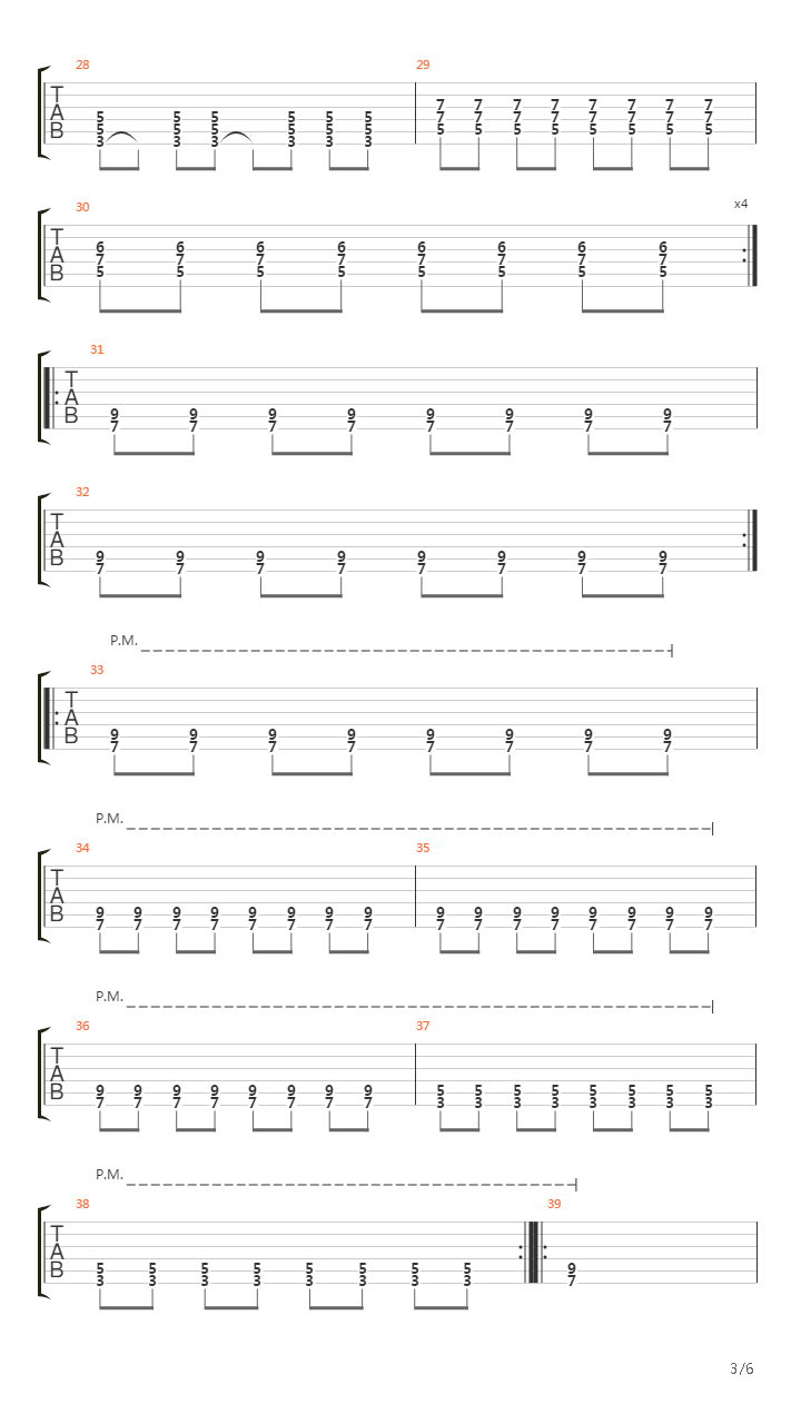 Song 3吉他谱