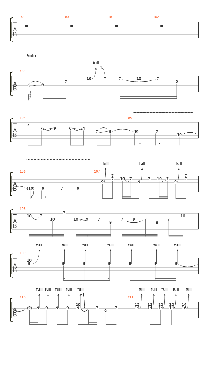 Song 3吉他谱