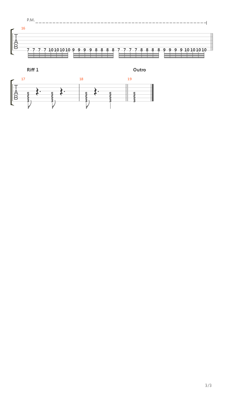 Chromatic Death吉他谱