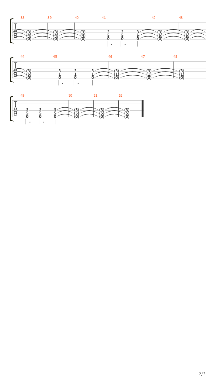 Chapter 1吉他谱