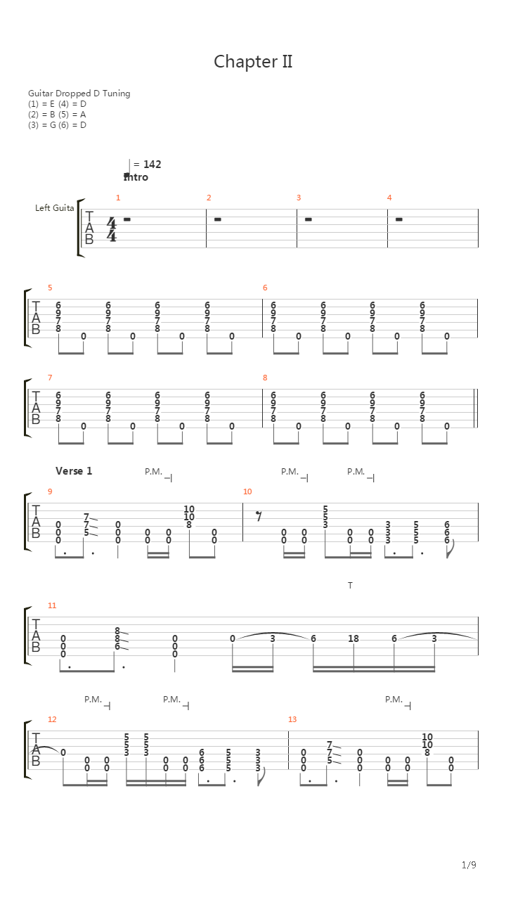 Chapter 2吉他谱
