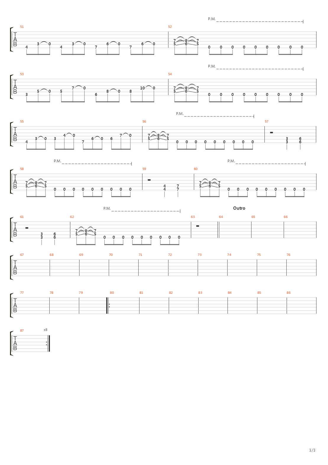 Chapter V Ache吉他谱