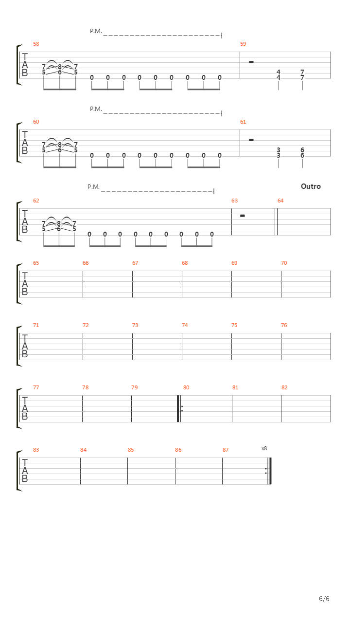 Chapter V Ache吉他谱