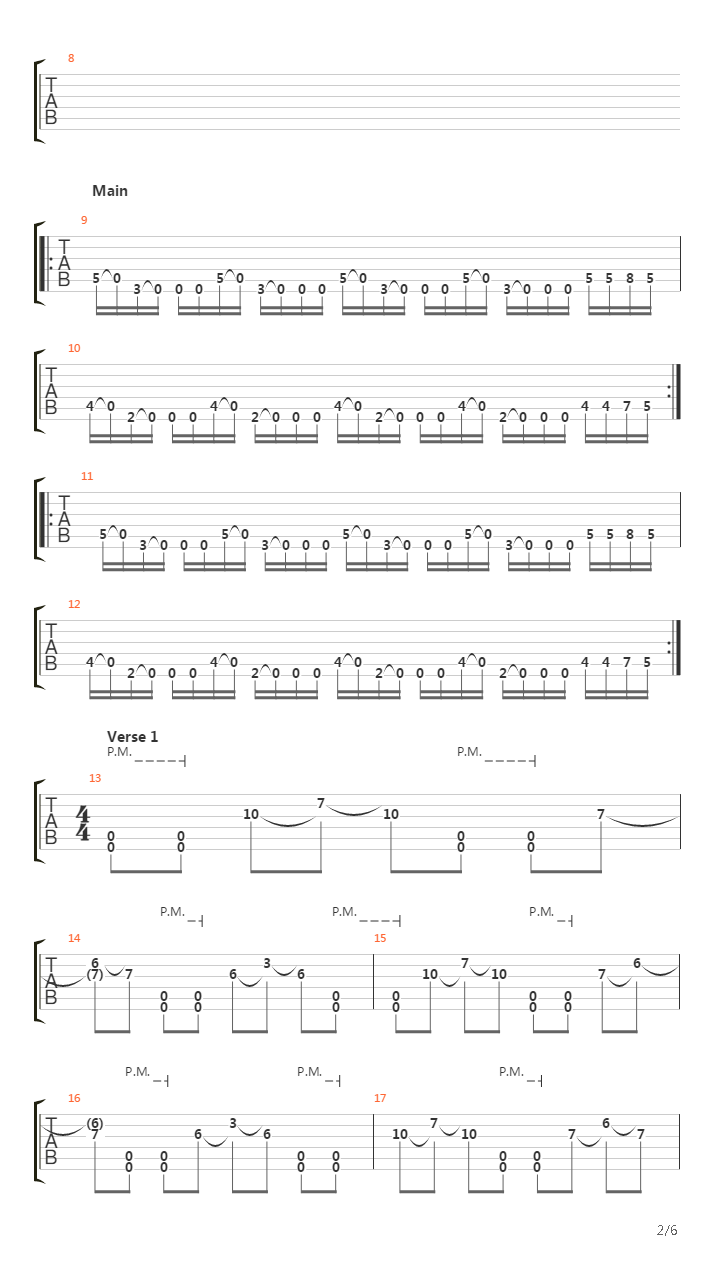 Chapter Vi Drag吉他谱