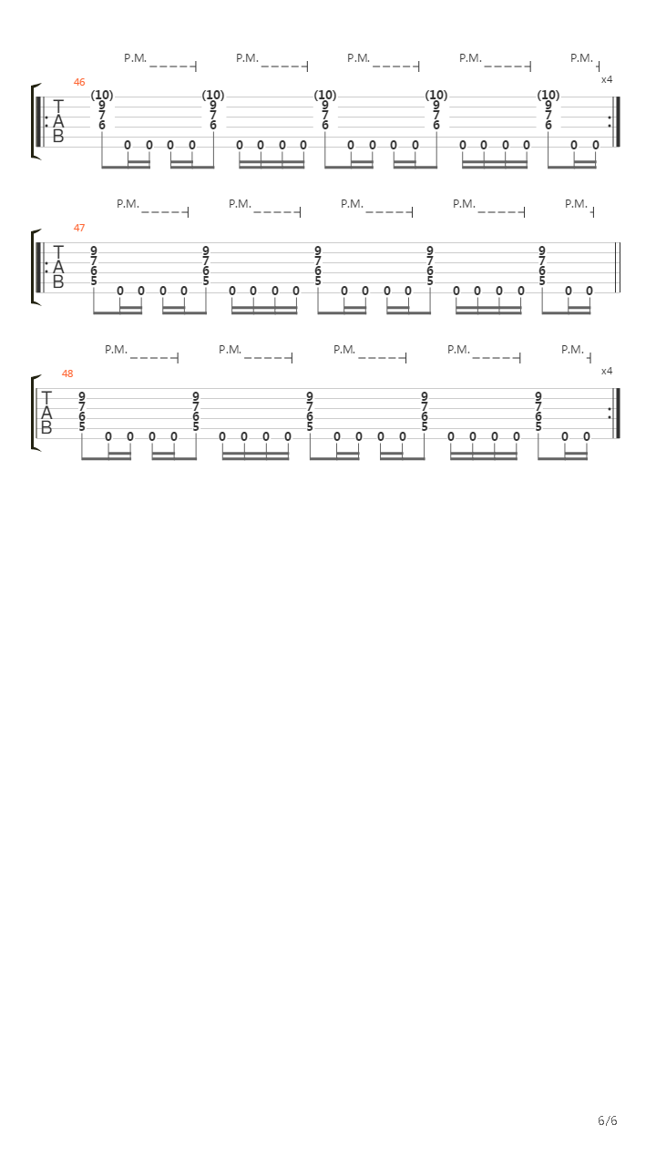 Chapter Vi Drag吉他谱