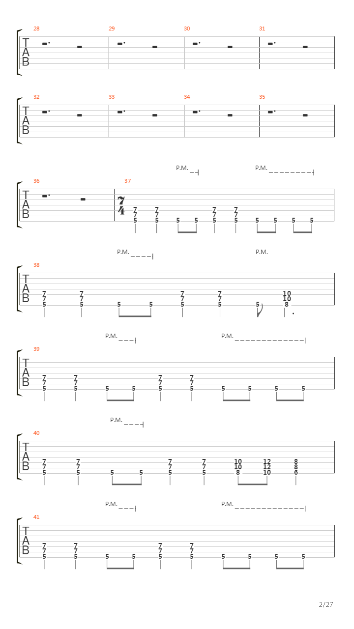 Seven Insignia吉他谱