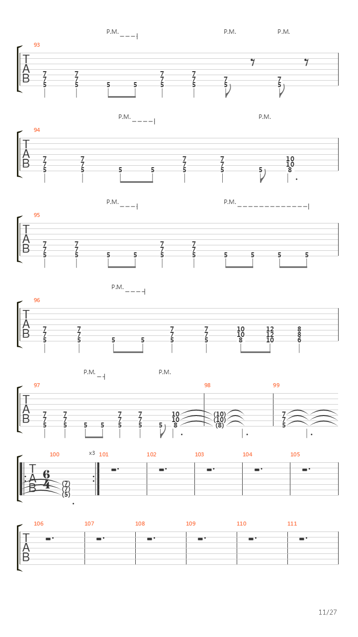 Seven Insignia吉他谱