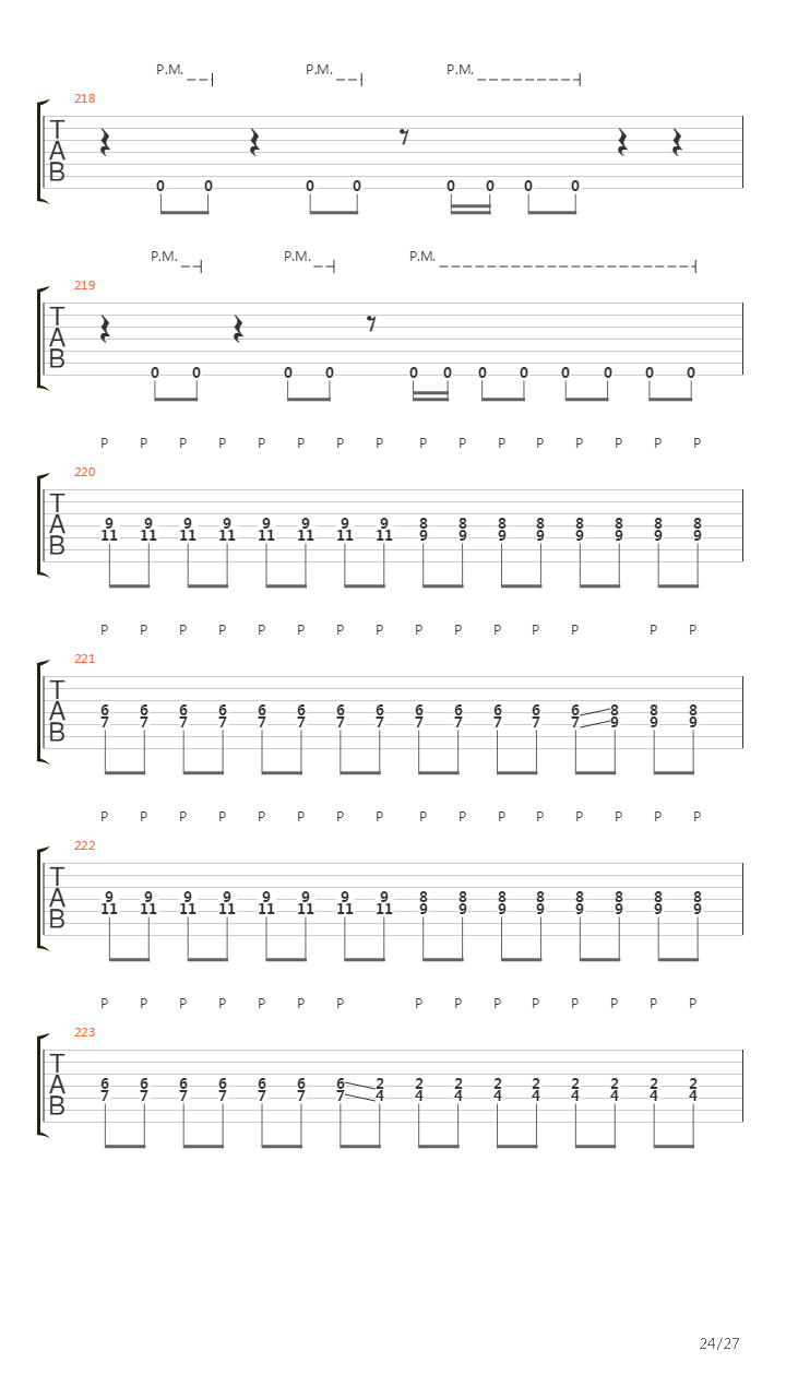 Seven Insignia吉他谱