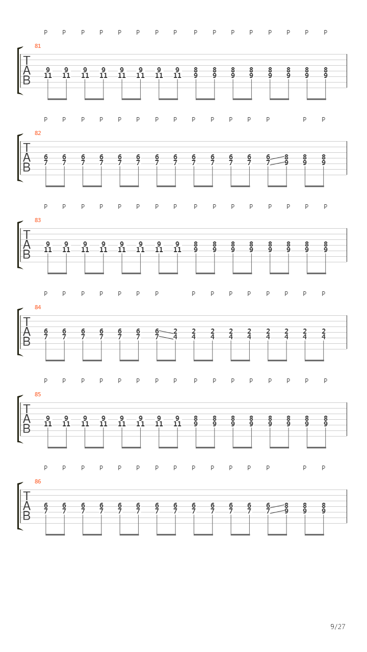 Seven Insignia吉他谱