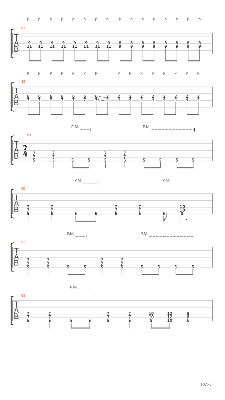 Seven Insignia吉他谱