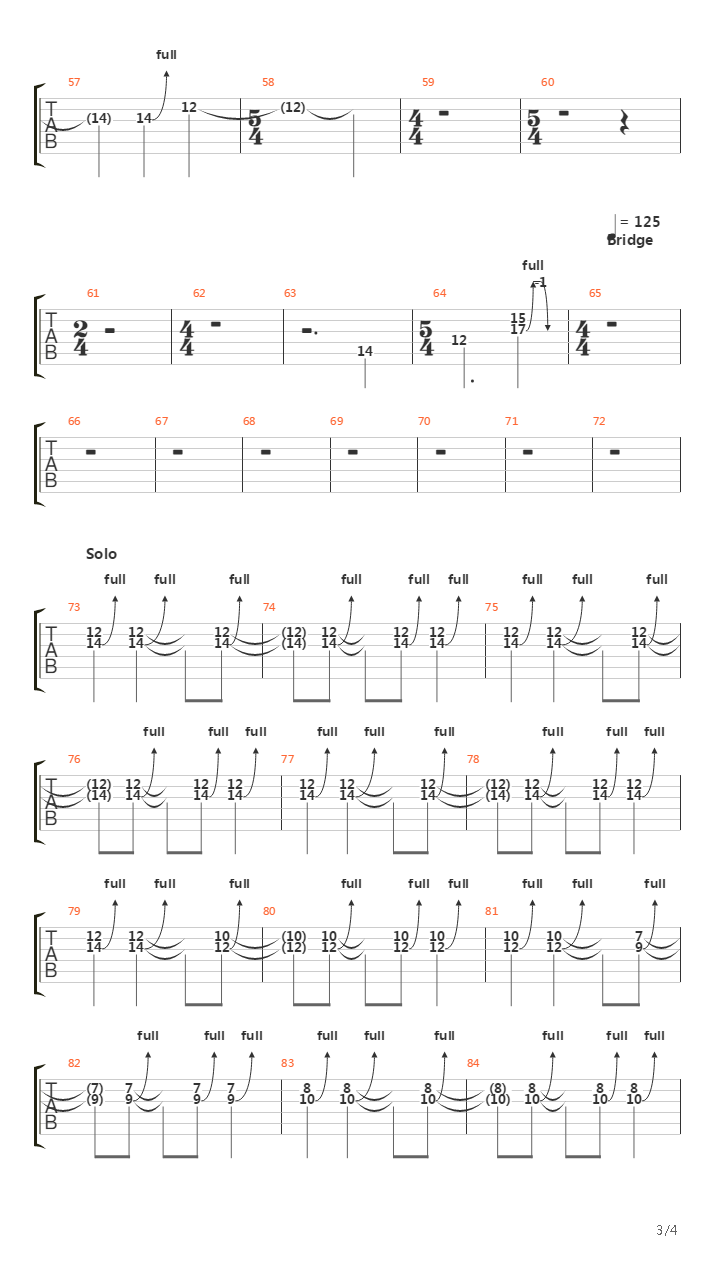 The Bold Arrow Of Time吉他谱